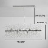 Elegant Modern Crystal LED Chandelier Chrome Finish 12 Light Luxury Pendant Ceiling Lamp