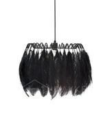 Elegant Modern Feather Pendant Light with Gold Metal Frame for Bedroom and Living Room