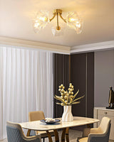 elegant-modern-flower-glass-petal-flush-mount-ceiling-light-in-polished-brass