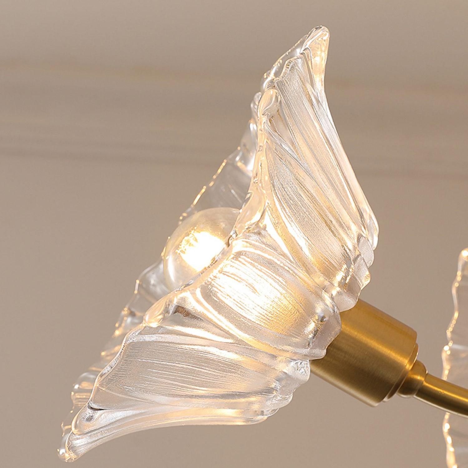 elegant-modern-flower-glass-petal-flush-mount-ceiling-light-in-polished-brass