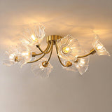 elegant-modern-flower-glass-petal-flush-mount-ceiling-light-in-polished-brass