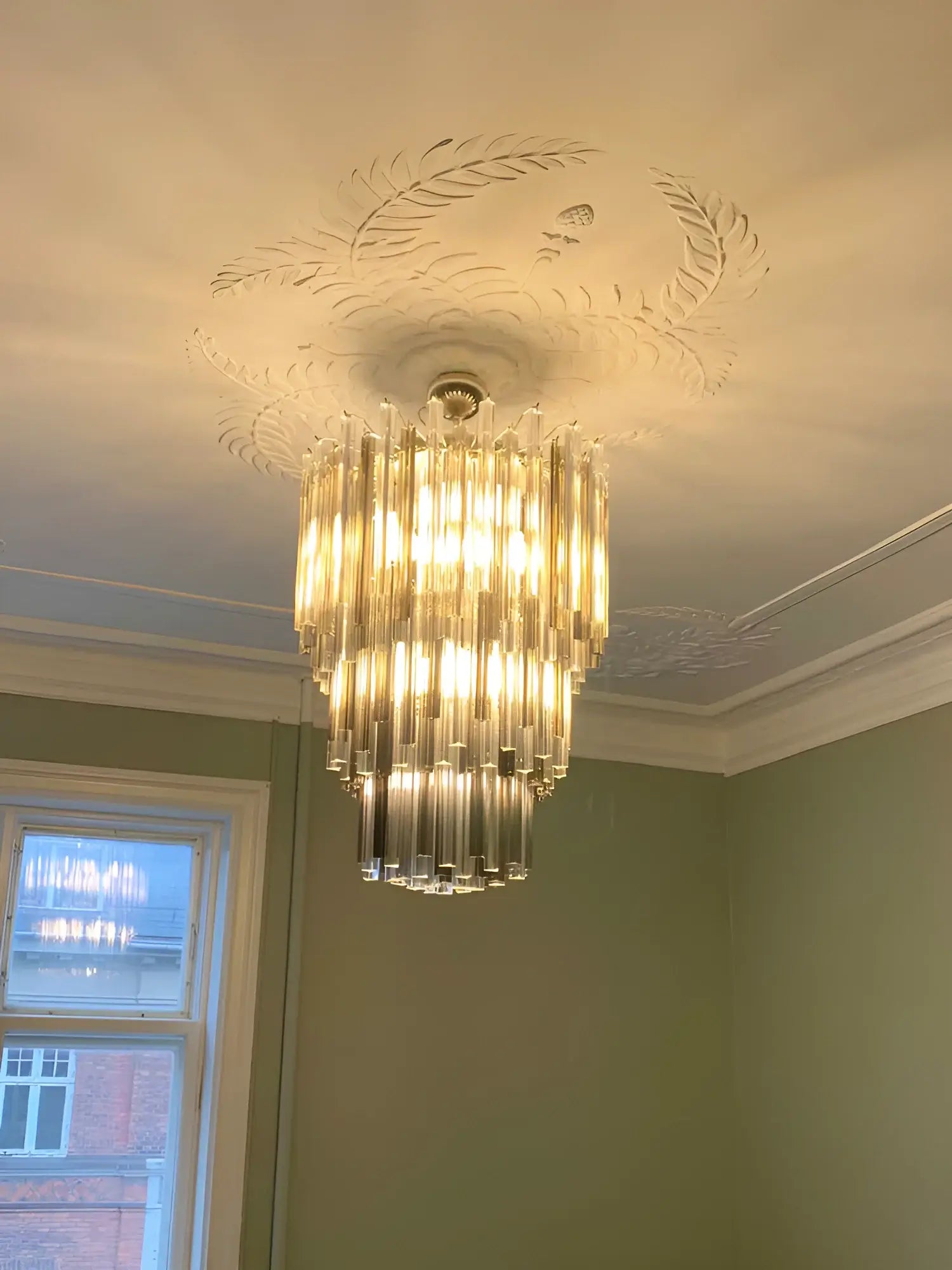 elegant-murano-glass-prism-chandelier-smoked-and-clear-transparent-pendant-lighting
