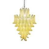 elegant-murano-hand-blown-caramel-glass-petal-chandelier-for-luxury-living-rooms-and-foyers