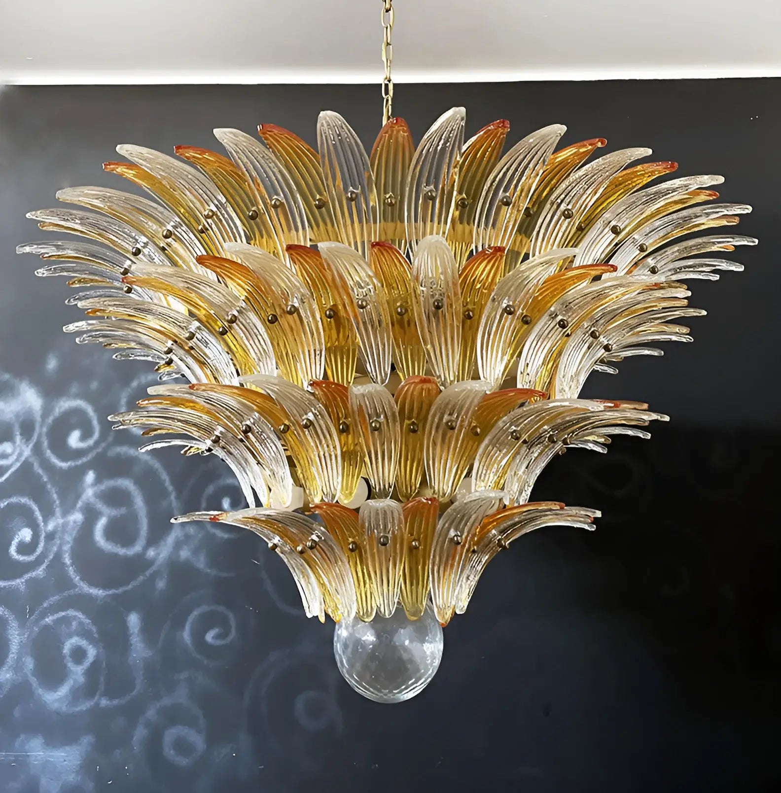 elegant-murano-palmette-amber-glass-chandelier-luxury-pendant-light-for-dining-room