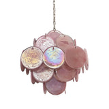 elegant-murano-pink-glass-disk-chandelier-for-modern-dining-room-lighting