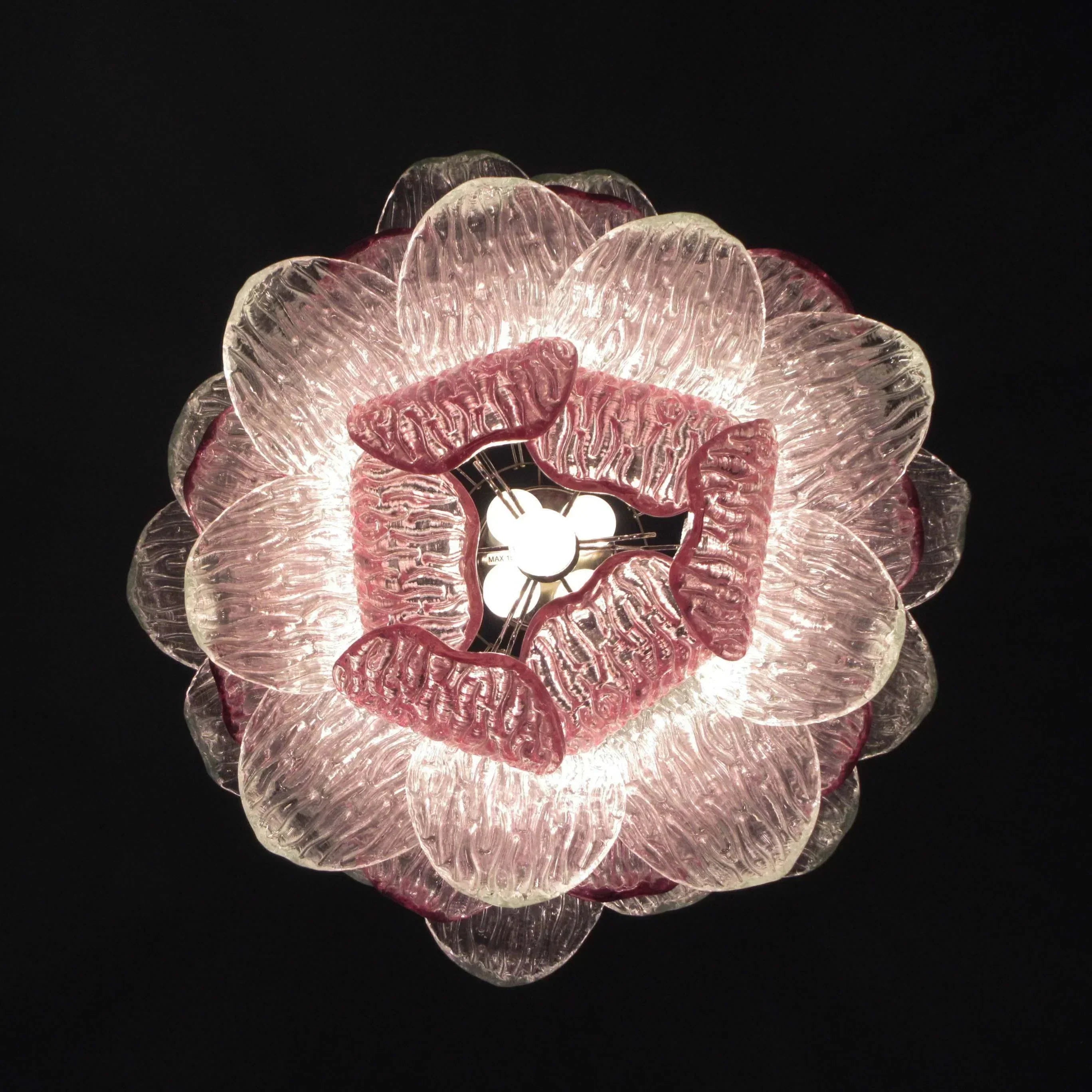 elegant-murano-style-amethyst-and-transparent-glass-flower-chandelier-for-living-room