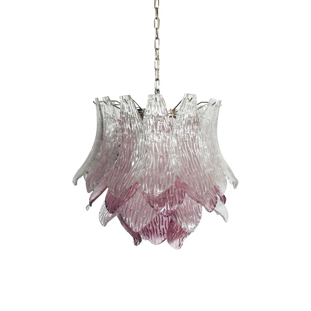 elegant-murano-style-amethyst-and-transparent-glass-flower-chandelier-for-living-room