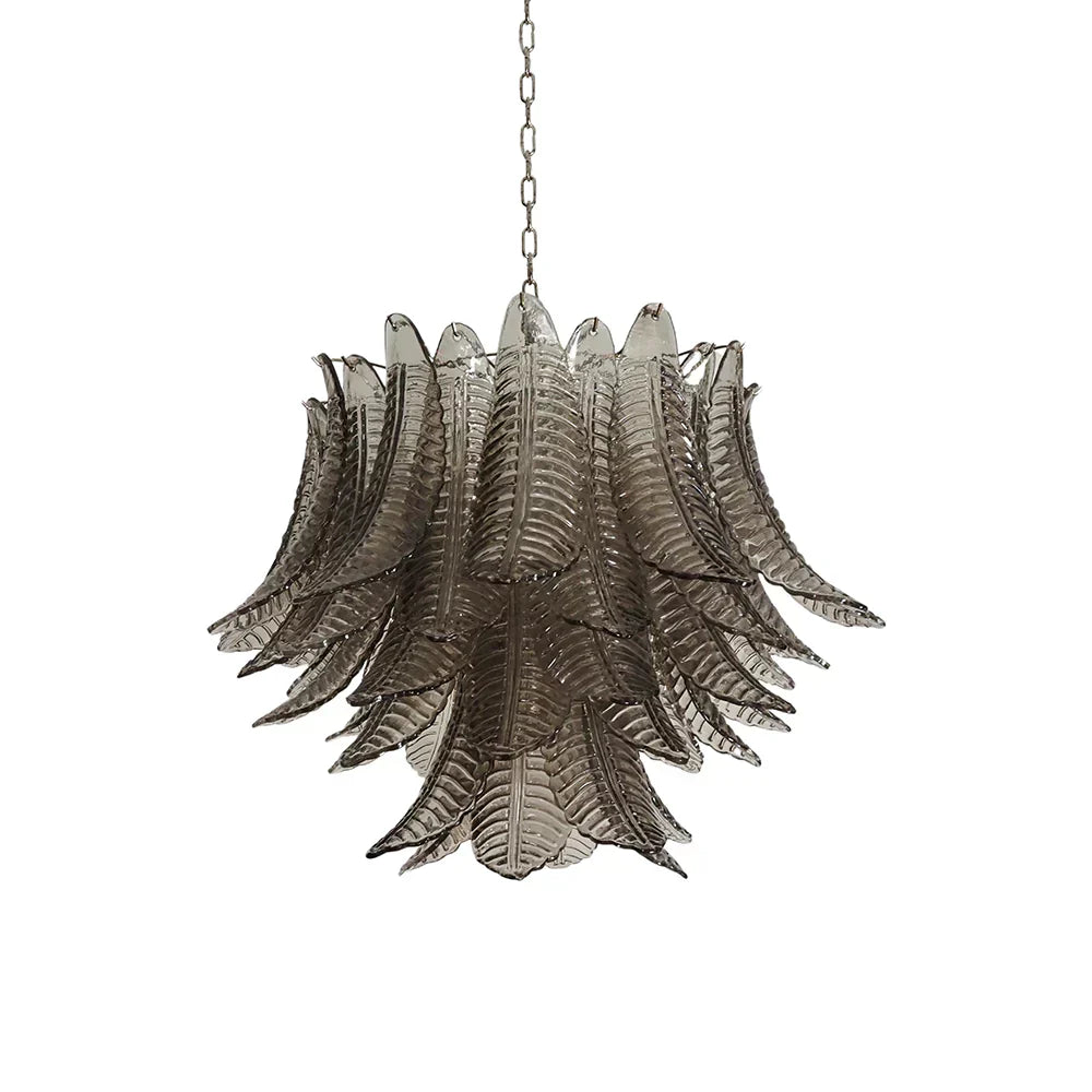 elegant-murano-style-smoked-glass-ferns-chandelier-for-luxury-living-room-decor