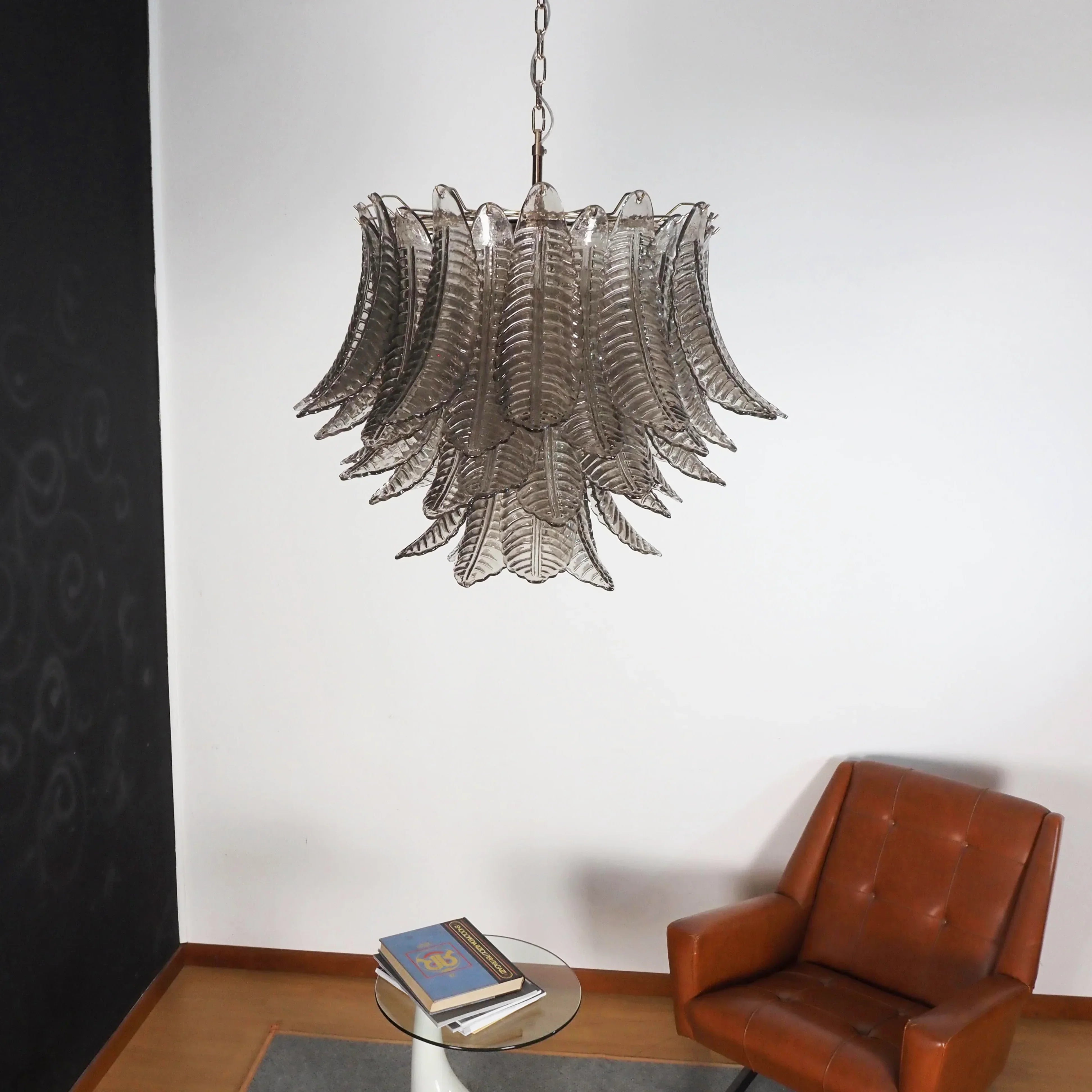 elegant-murano-style-smoked-glass-ferns-chandelier-for-luxury-living-room-decor