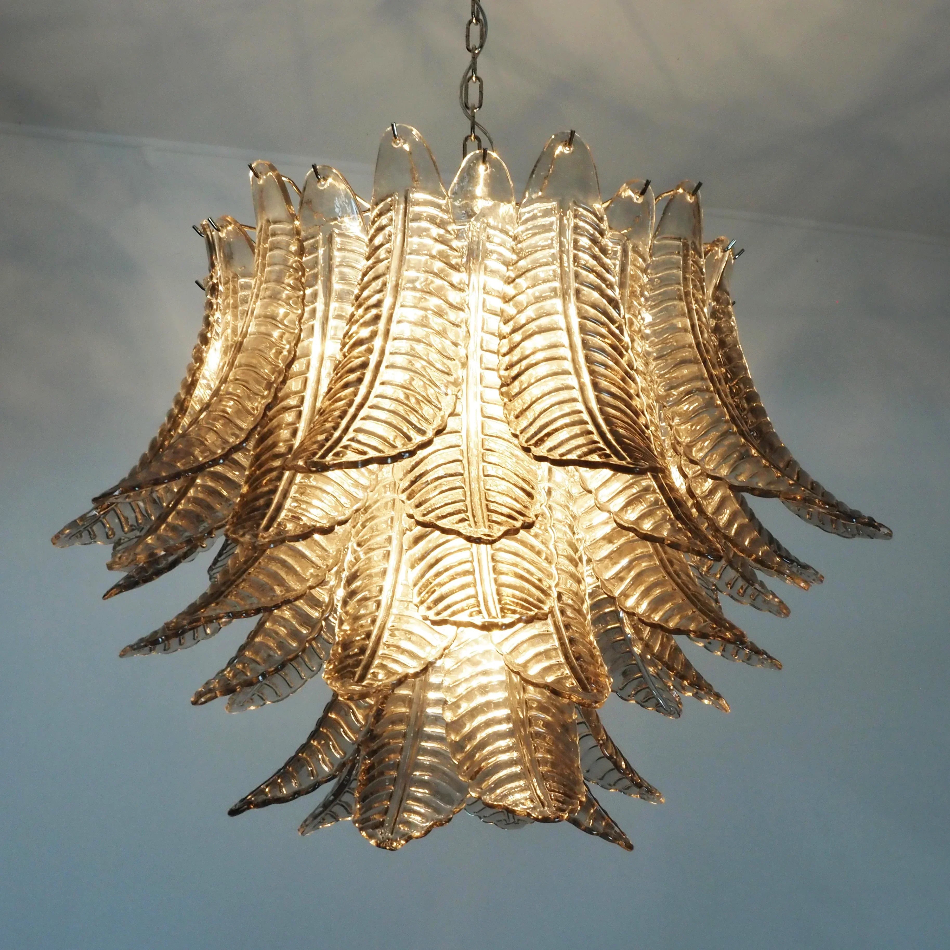 elegant-murano-style-smoked-glass-ferns-chandelier-for-luxury-living-room-decor