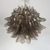 elegant-murano-style-smoked-glass-ferns-chandelier-for-luxury-living-room-decor