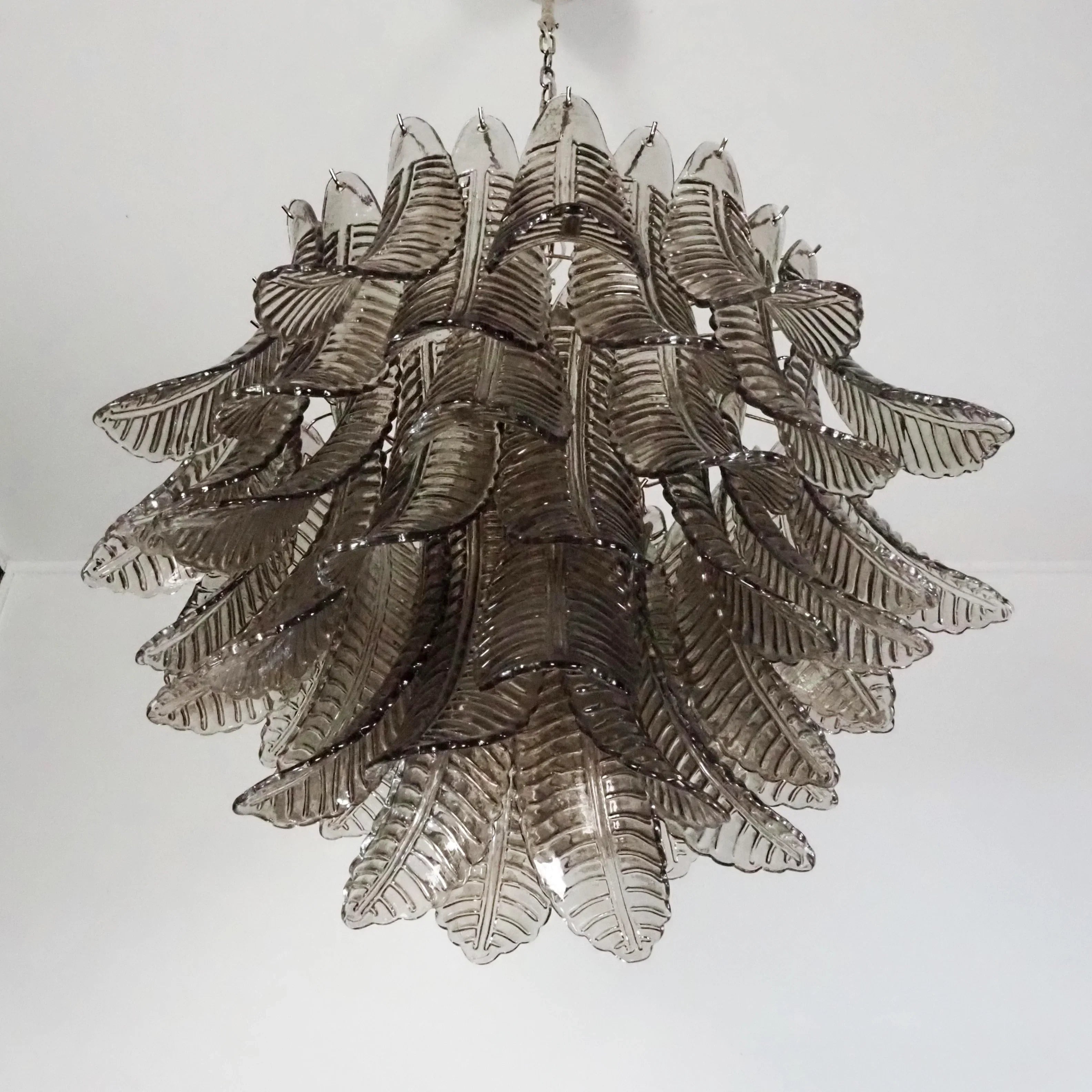 elegant-murano-style-smoked-glass-ferns-chandelier-for-luxury-living-room-decor