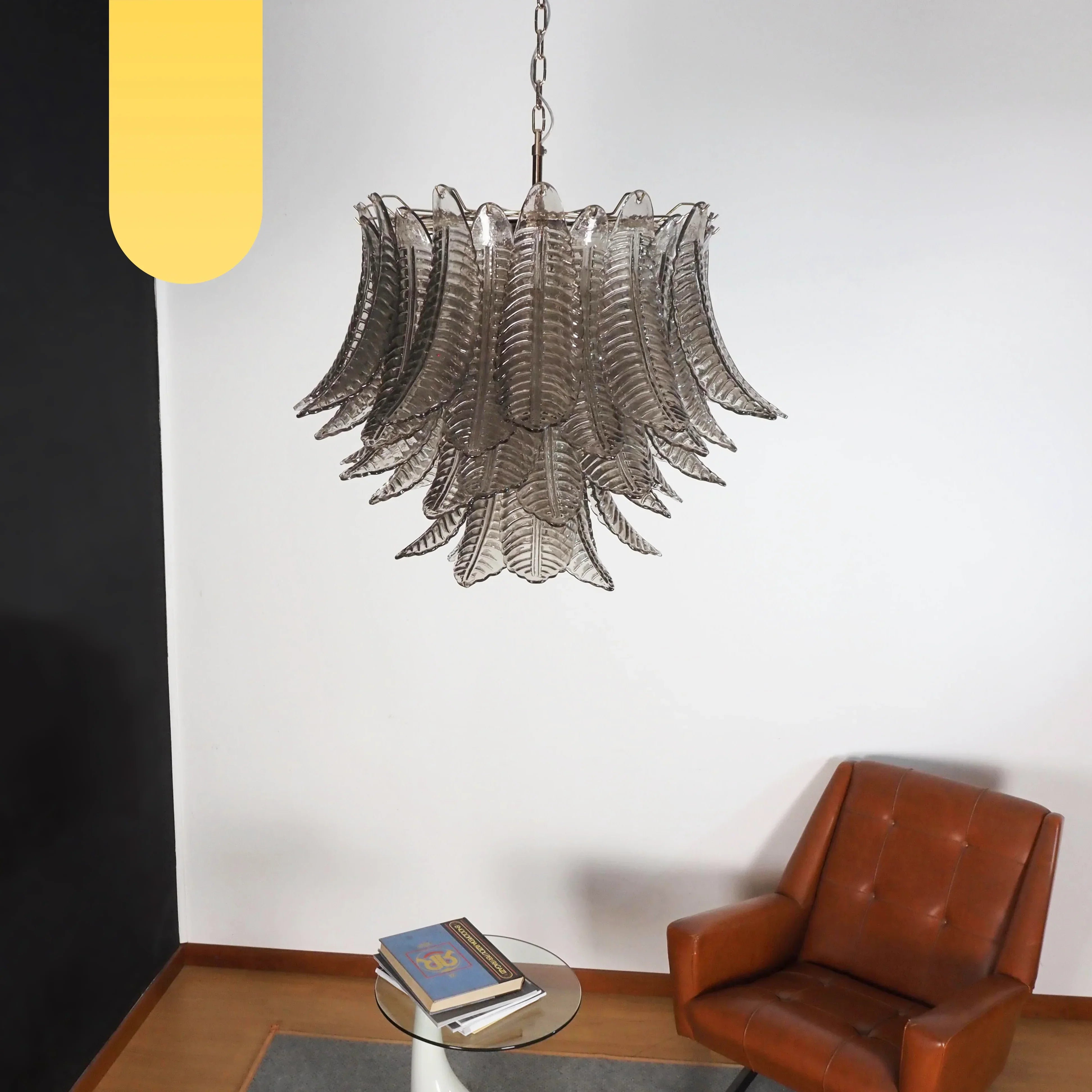 elegant-murano-style-smoked-glass-ferns-chandelier-for-luxury-living-room-decor