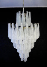 elegant-murano-style-transparent-glass-petal-chandelier-for-modern-living-room