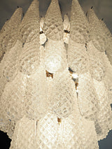 elegant-murano-style-transparent-glass-petal-chandelier-for-modern-living-room