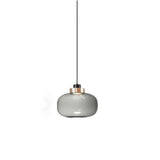 Elegant Nordic Glass Globe LED Pendant Lamp Modern Kitchen Island Hanging Light for Dining Areas