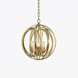 Elegant Ofelia Geometric Gold Circle Pendant Light for Contemporary Home Interiors