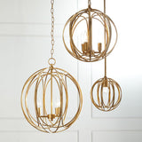 Elegant Ofelia Geometric Gold Circle Pendant Light for Contemporary Home Interiors