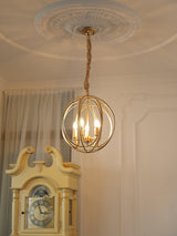 Elegant Ofelia Geometric Gold Circle Pendant Light for Contemporary Home Interiors