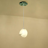 Elegant Pink and White Lotus Crown Floral Chandelier for Modern Living Spaces and Bedrooms