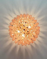 elegant-pink-murano-glass-poliedri-flush-mount-ceiling-light-for-living-room