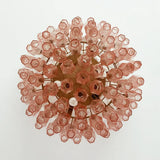 elegant-pink-murano-glass-poliedri-flush-mount-ceiling-light-for-living-room