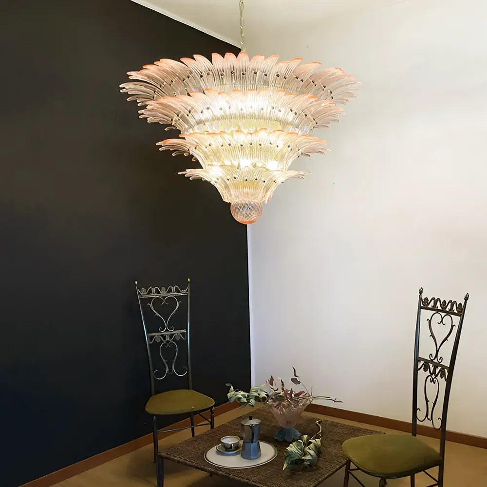 elegant-pink-murano-palmette-glass-chandelier-luxury-modern-pendant-light-fixture