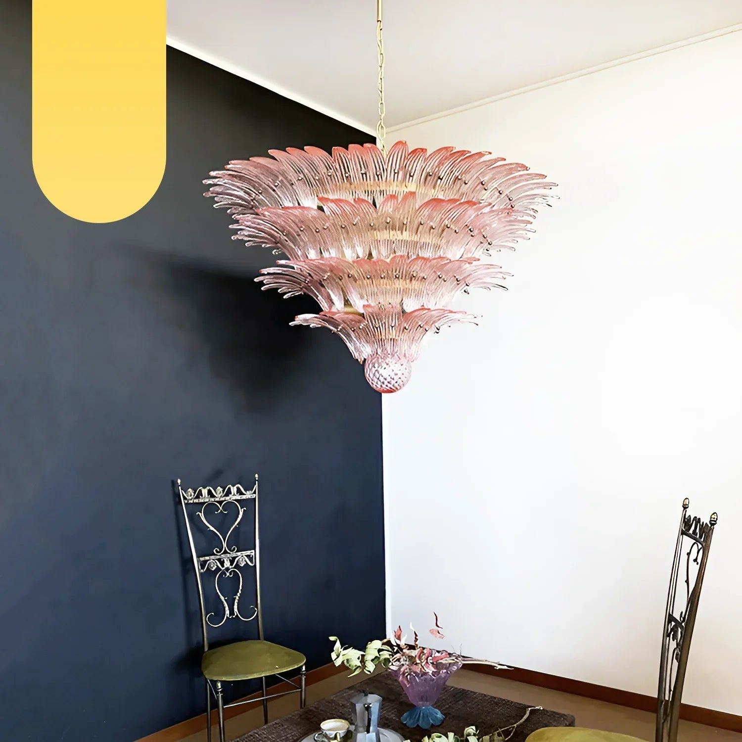 elegant-pink-murano-palmette-glass-chandelier-luxury-modern-pendant-light-fixture