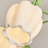 Elegant Rococo Style Floral Glass Chandelier Vintage Ceiling Pendant Light Fixture