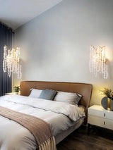 Elegant Shiro Noda Crystal Wall Lamp Organic Branch Sconce for Contemporary Homes