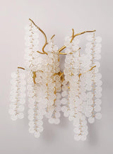 Elegant Shiro Noda Crystal Wall Lamp Organic Branch Sconce for Contemporary Homes
