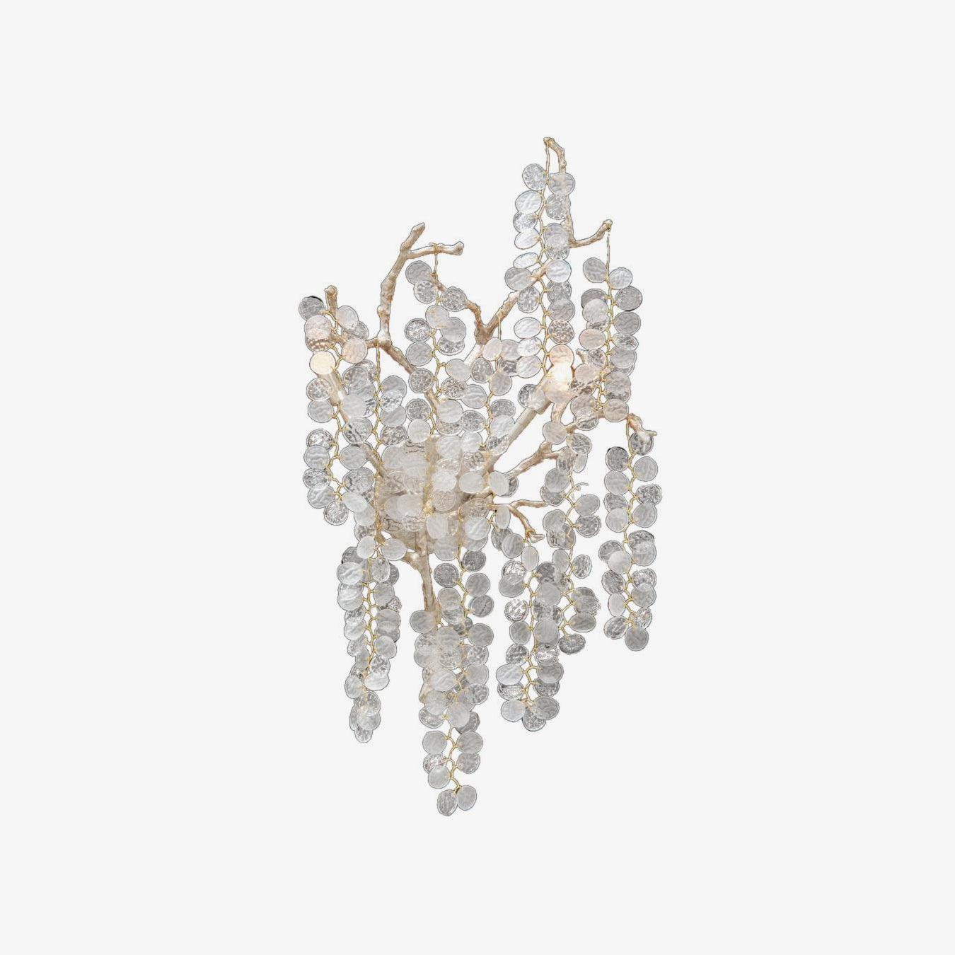 Elegant Shiro Noda Crystal Wall Lamp Organic Branch Sconce for Contemporary Homes
