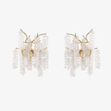 Elegant Shiro Noda Crystal Wall Lamp Organic Branch Sconce for Contemporary Homes