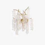 Elegant Shiro Noda Crystal Wall Lamp Organic Branch Sconce for Contemporary Homes