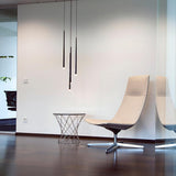 Elegant Slender Cone Multi Light Chandelier Modern Black LED Pendant Lamp