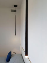 Elegant Slender Cone Multi Light Chandelier Modern Black LED Pendant Lamp