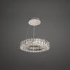 Elegant Spiridon Crystal Ring Chandelier Modern LED Ceiling Pendant Light for Luxury Interiors