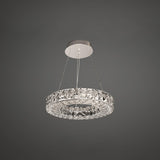 Elegant Spiridon Crystal Ring Chandelier Modern LED Ceiling Pendant Light for Luxury Interiors