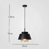 Elegant Traditional Metal and Glass LED Pendant Light Modern Hanging Lamp for Kitchen Island