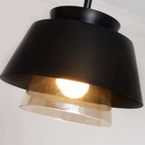 Elegant Traditional Metal and Glass LED Pendant Light Modern Hanging Lamp for Kitchen Island