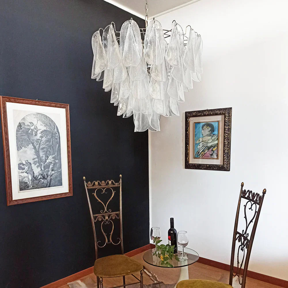 elegant-transparent-murano-glass-leaf-chandelier-for-modern-living-rooms-and-foyers