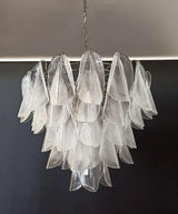 elegant-transparent-murano-glass-leaf-chandelier-for-modern-living-rooms-and-foyers