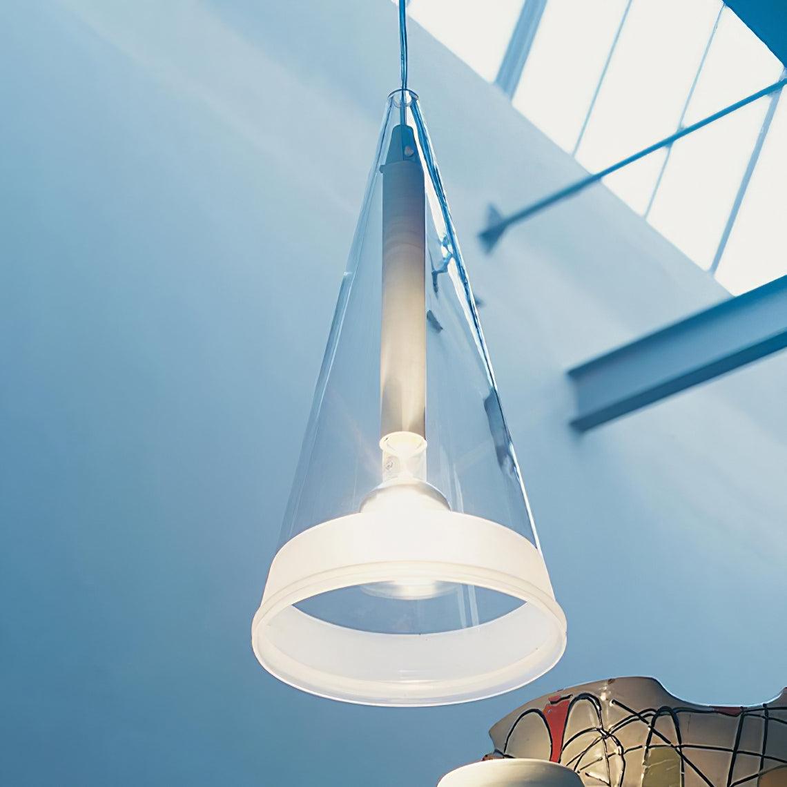 Elegant Tuileries Transparent Glass Cylinder Pendant Light for Kitchen Island and Dining Room