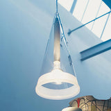 Elegant Tuileries Transparent Glass Cylinder Pendant Light for Kitchen Island and Dining Room