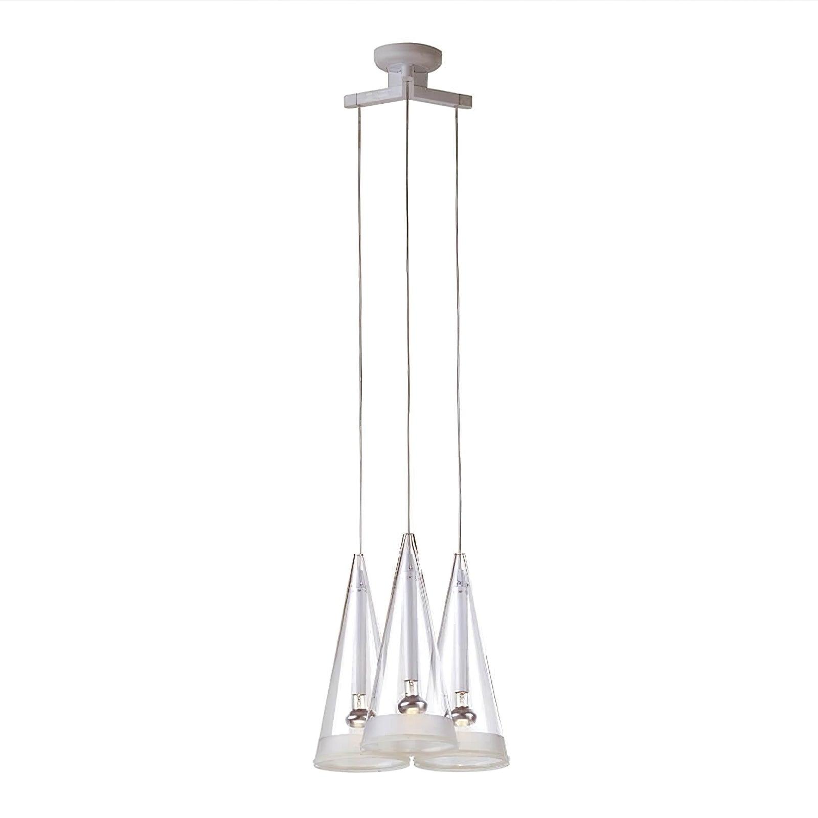 Elegant Tuileries Transparent Glass Cylinder Pendant Light for Kitchen Island and Dining Room