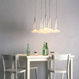 Elegant Tuileries Transparent Glass Cylinder Pendant Light for Kitchen Island and Dining Room