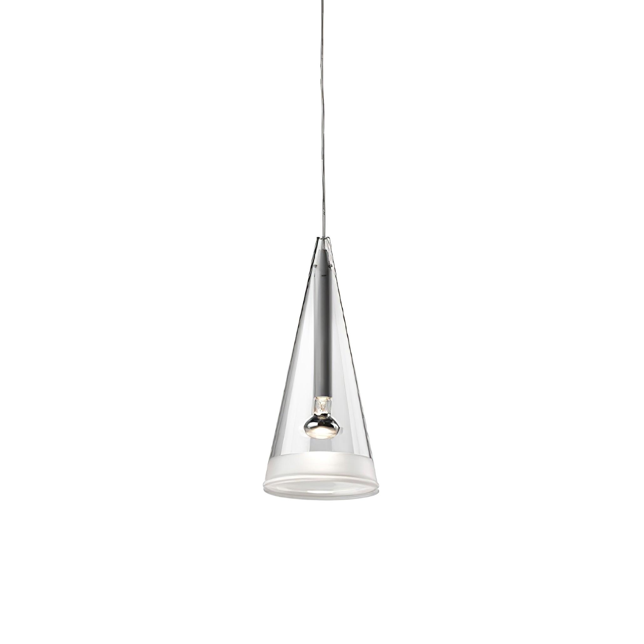 Elegant Tuileries Transparent Glass Cylinder Pendant Light for Kitchen Island and Dining Room