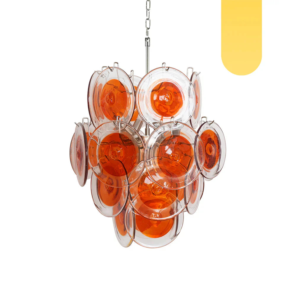 elegant-vintage-style-orange-glass-disc-chandelier-for-modern-dining-rooms-and-living-spaces