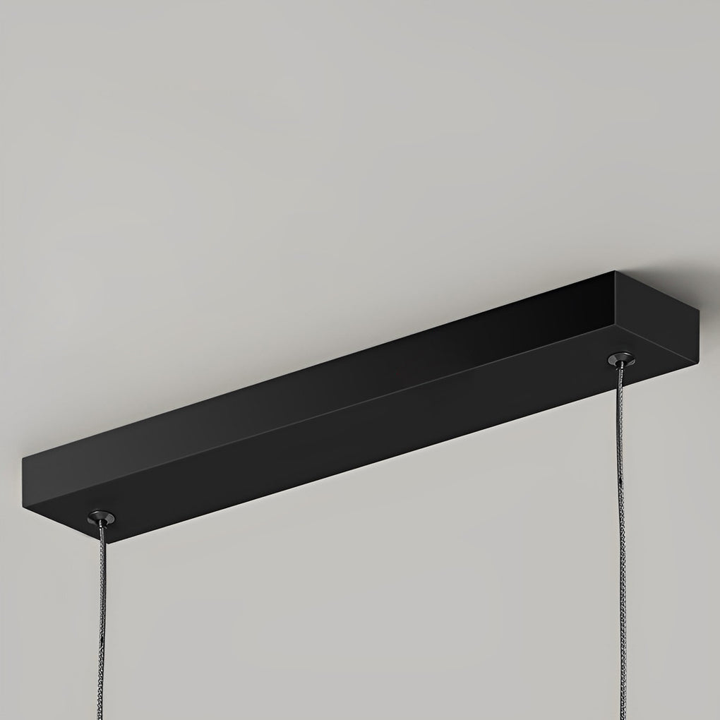 Elegant Wavy Linear LED Pendant Light 3 Step Dimming Modern Nordic Chandelier for Dining Room
