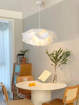 Elegant White Floral Multi Layered Acrylic Pendant Light for Modern Interior Spaces